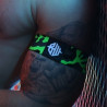 Breedwell Brassards Neo Camo Noir-Vert Neon